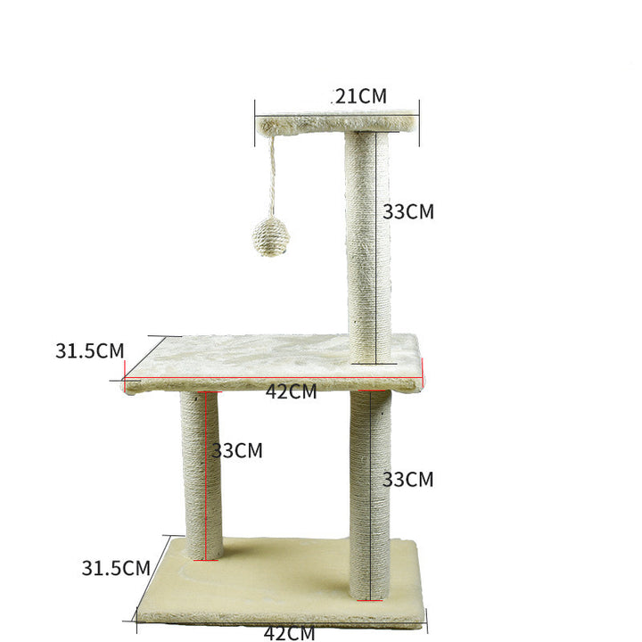 Cat Climbing Frame Litter Tree Integrated Grab